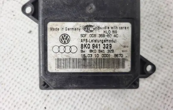 Audi A4 S4 B8 8K Headlight ballast module Xenon 8K0941329 5DF00936860AC