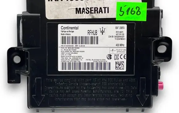 Maserati Levante Central body control module S5168 670108575