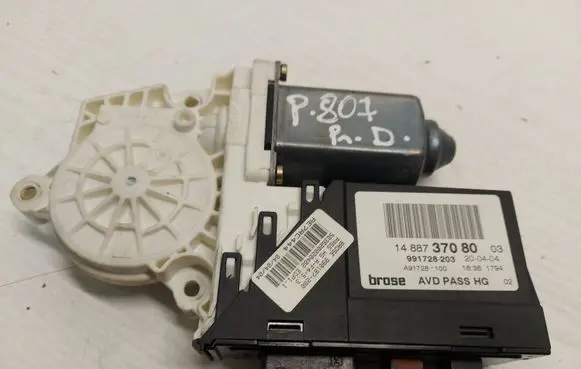 Peugeot 807 Front door window regulator motor 1488737080 991728203 A91728100