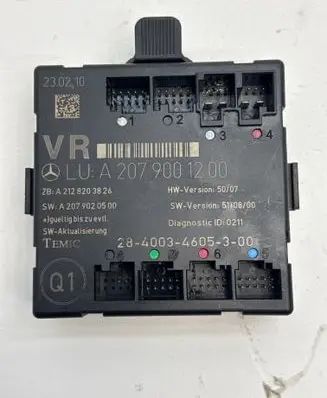 Mercedes-Benz E C207 W207 Door control unit/module A2079001200 A2079020500 A2128203826