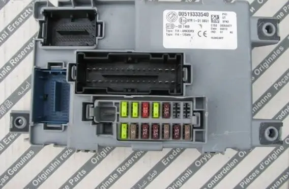 Fiat Panda III Central body control module 00519333540 519333540 28350477
