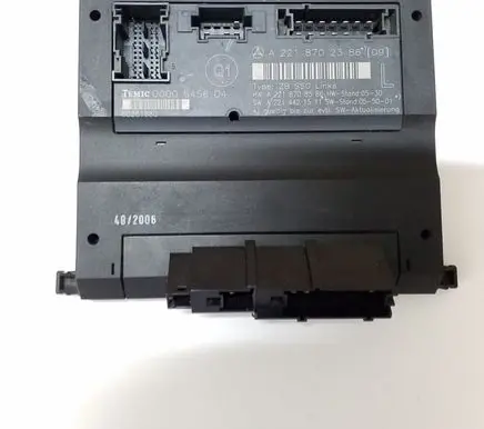 Mercedes-Benz S W221 Seat control module A2218702386