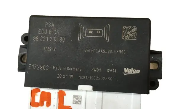 Citroen C4 Cactus Parking PDC control unit/module 9832121380 E172963 63821V