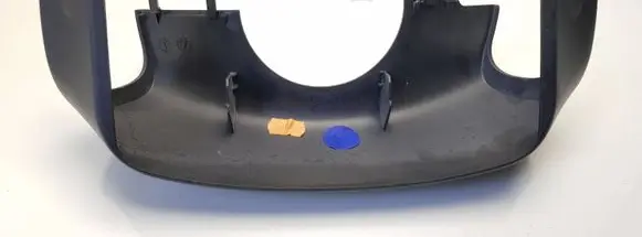 Steering wheel column trim