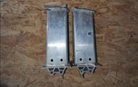 Front bumper shock/impact absorber