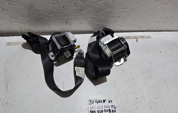 Volkswagen Golf VI Set of seat belts 1k4857706bg 1k4857705bf