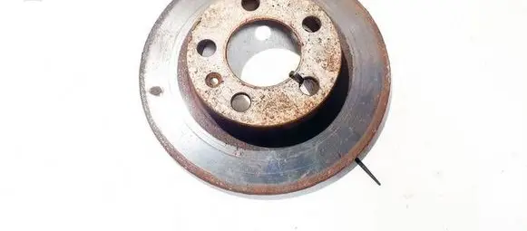 Audi A3 S3 8L Rear brake disc neventiliuojamas