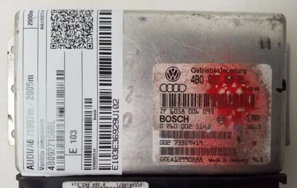 Audi A6 S6 C5 4B Engine control unit/module 4B0927156BL