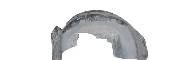 Peugeot 3008 II Rear arch fender liner splash guards 9810125680