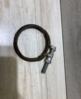 BMW 1 F70 Muffler pipe connector clamp CVS9H0813