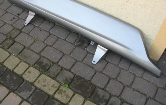 Rear bumper lower part trim