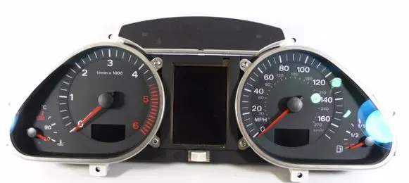 Audi A6 S6 C6 4F Speedometer (instrument cluster) 4F0910930C 4F0920981F