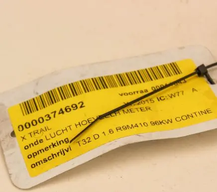 Nissan Qashqai Mass air flow meter 93450753