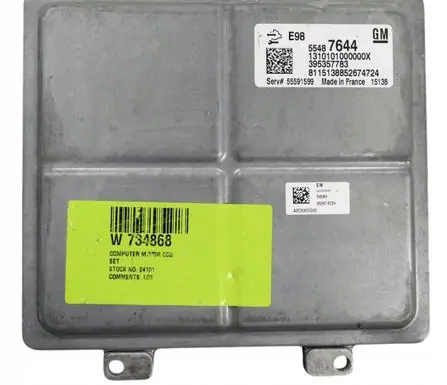 Opel Zafira C Engine control unit/module 55487644