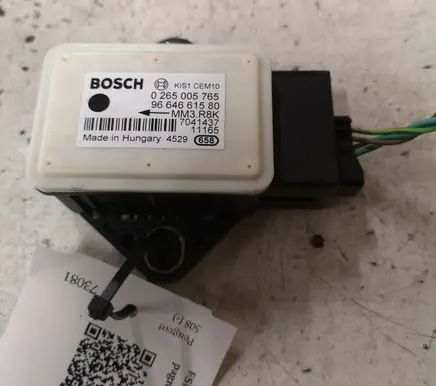 Peugeot 508 ESP acceleration yaw rate sensor 0265005765 9664661580 7041437