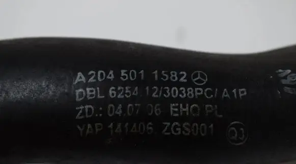 Mercedes-Benz E C207 W207 Engine coolant pipe/hose A2045011582
