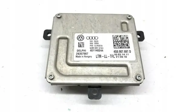 Skoda Octavia Mk3 (5E) Headlight ballast module Xenon 4G0907697D