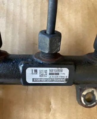 Citroen Jumpy Fuel distributor 9681649580 07201058122071