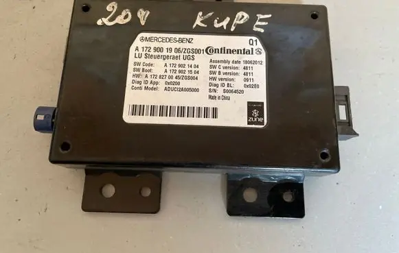 Mercedes-Benz C W204 Other control units/modules A1729001906