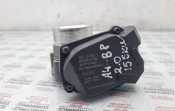 Audi A4 S4 B8 8K Throttle valve 06F133062T A2C82494100