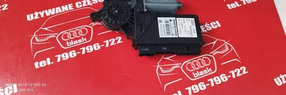 Audi A4 S4 B7 8E 8H Rear door window regulator motor 8E0959802E 105999204 0033220