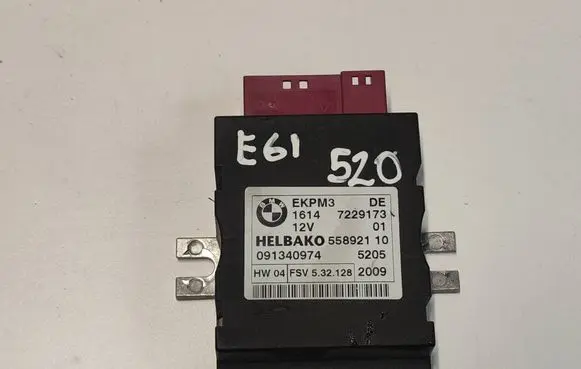 Fuel injection pump control unit/module