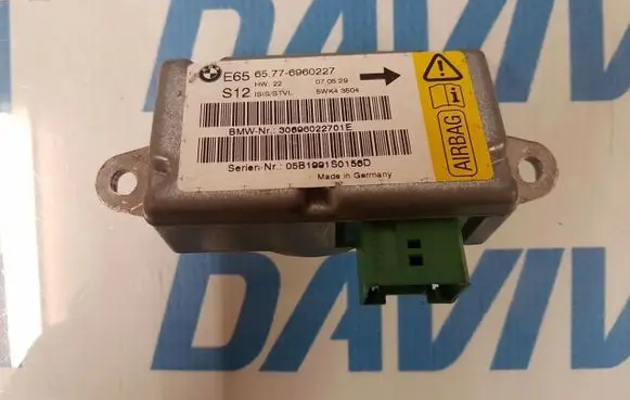 BMW 7 E65 E66 Airbag deployment crash/impact sensor 65.77-6960227 6960227