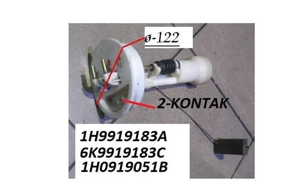 Seat Toledo I (1L) Fuel level sensor 1H9919183A 6K9919183C