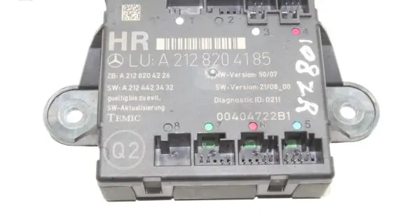 Mercedes-Benz C W204 Door control unit/module A2128204185 A2128204226