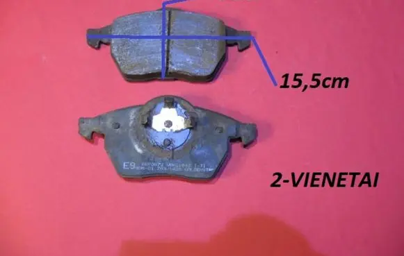 Audi A4 S4 B5 8D Brake pads (front) WVA21848