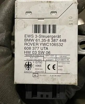 BMW 5 E39 Engine ECU kit and lock set 7785116 0281001830 9T198ZZ