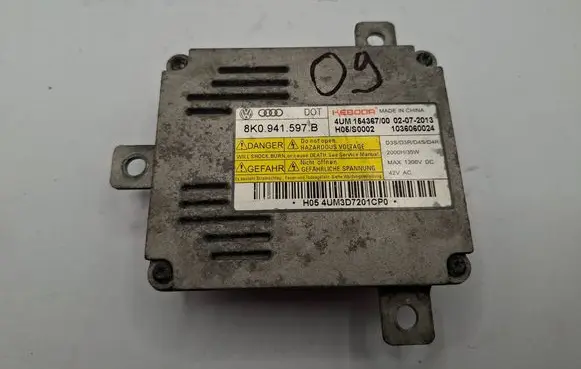 Audi A4 S4 B8 8K Headlight ballast module Xenon 8K0941597B