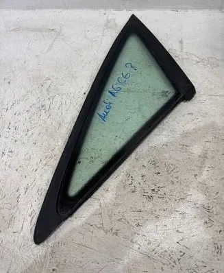 Audi A6 S6 C6 4F Rear door window glass 43R00081 DOT90AS2M30A A011404