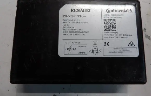 Renault Clio IV Other control units/modules 282759572R