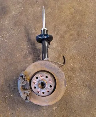 Volkswagen PASSAT B7 Front wheel hub spindle knuckle