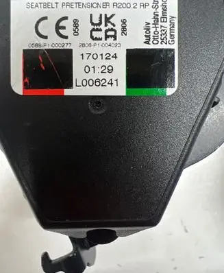 Renault Clio V Rear seatbelt 888843919R 2401350A5 662423300B