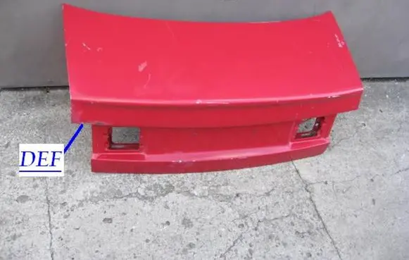 Volkswagen PASSAT B4 Tailgate/trunk/boot lid B4RAUD
