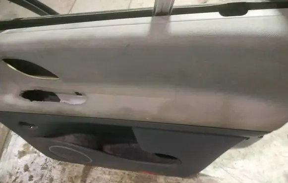 Rear door card panel trim