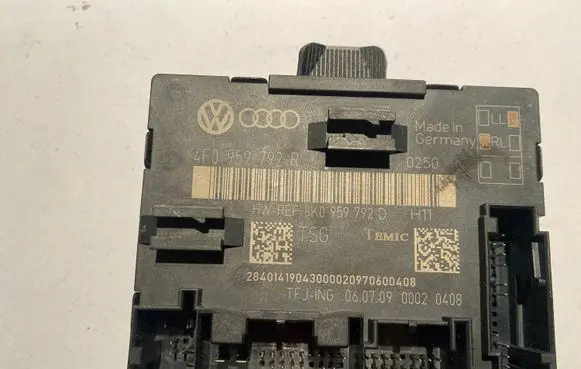 Audi A6 S6 C6 4F Door control unit/module 4F0959792R 8K0959792D