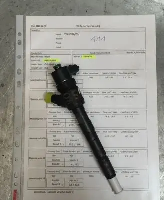 Fiat Punto (188) Fuel injector 0445110083
