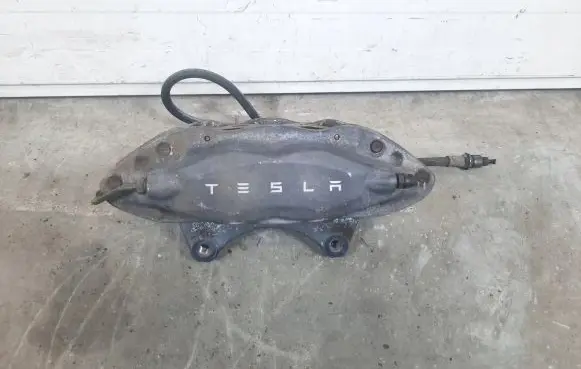 Tesla Model S Front brake caliper