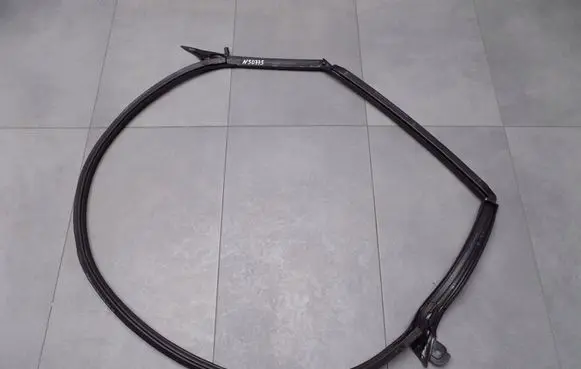 Rubber seal rear door
