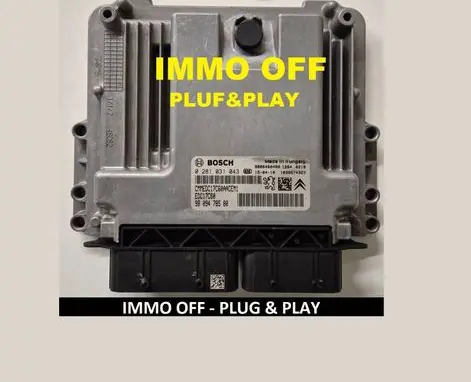 Citroen C4 Cactus Engine control unit/module 0281031043 9809478580 9806460480