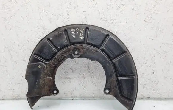 Volkswagen PASSAT CC Front brake disc dust cover plate 1K0615312F
