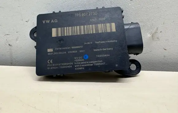 Porsche Cayenne (92A) Tire pressure control unit 7P5907273D