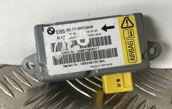 BMW 7 E65 E66 Airbag control unit/module 6970908 65776970908