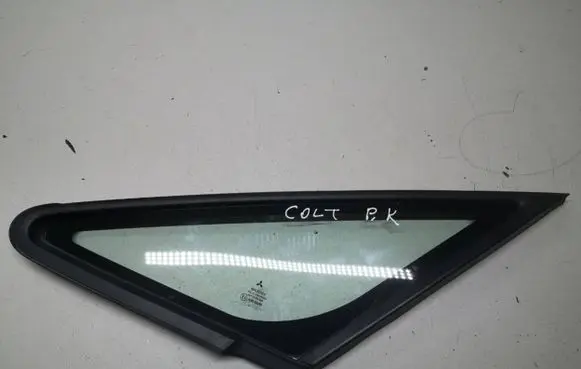 Mitsubishi Colt Front door vent window glass four-door DOT24AS2M68 43R00048