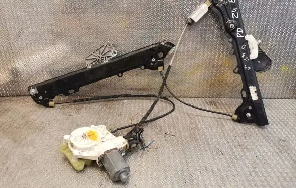 Front door window regulator with motor