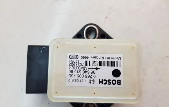Peugeot 508 ESP acceleration yaw rate sensor 9664661580