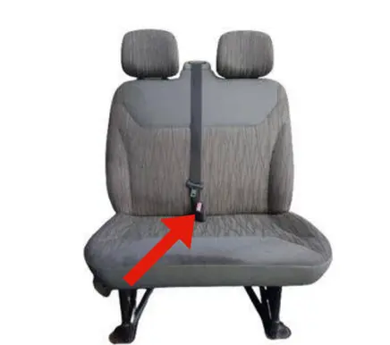 Opel Vivaro Front seatbelt buckle